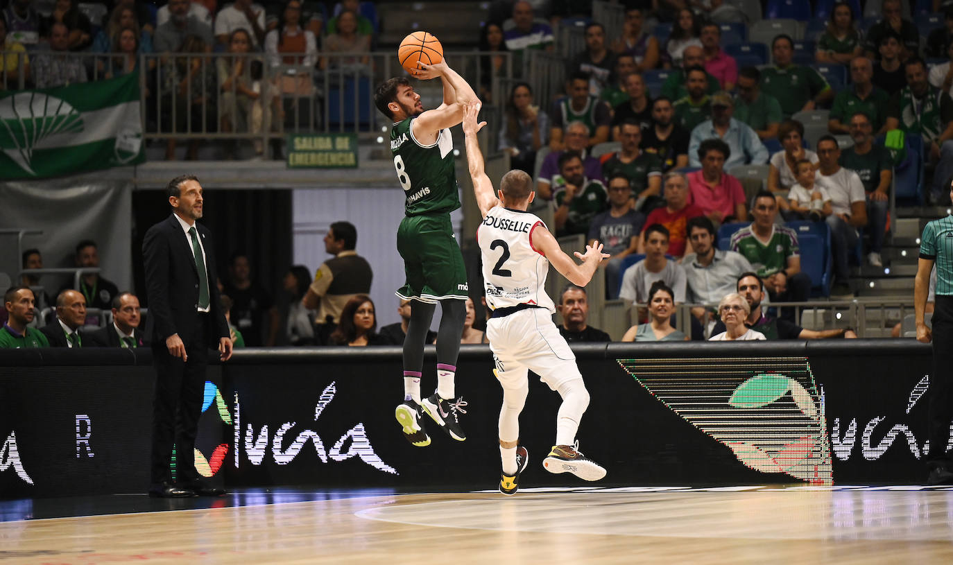 El Unicaja gana al Dijon en la Champions (88-68). 