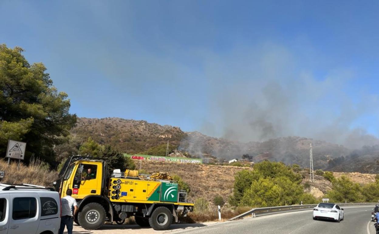 Extinguido el incendio forestal en Maro, que ha afectado a nueve hectáreas