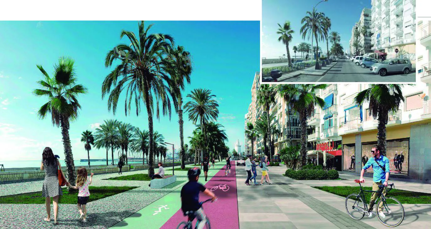 Se peatonaliza completamente el paseo marítimo Ciudad de Melilla