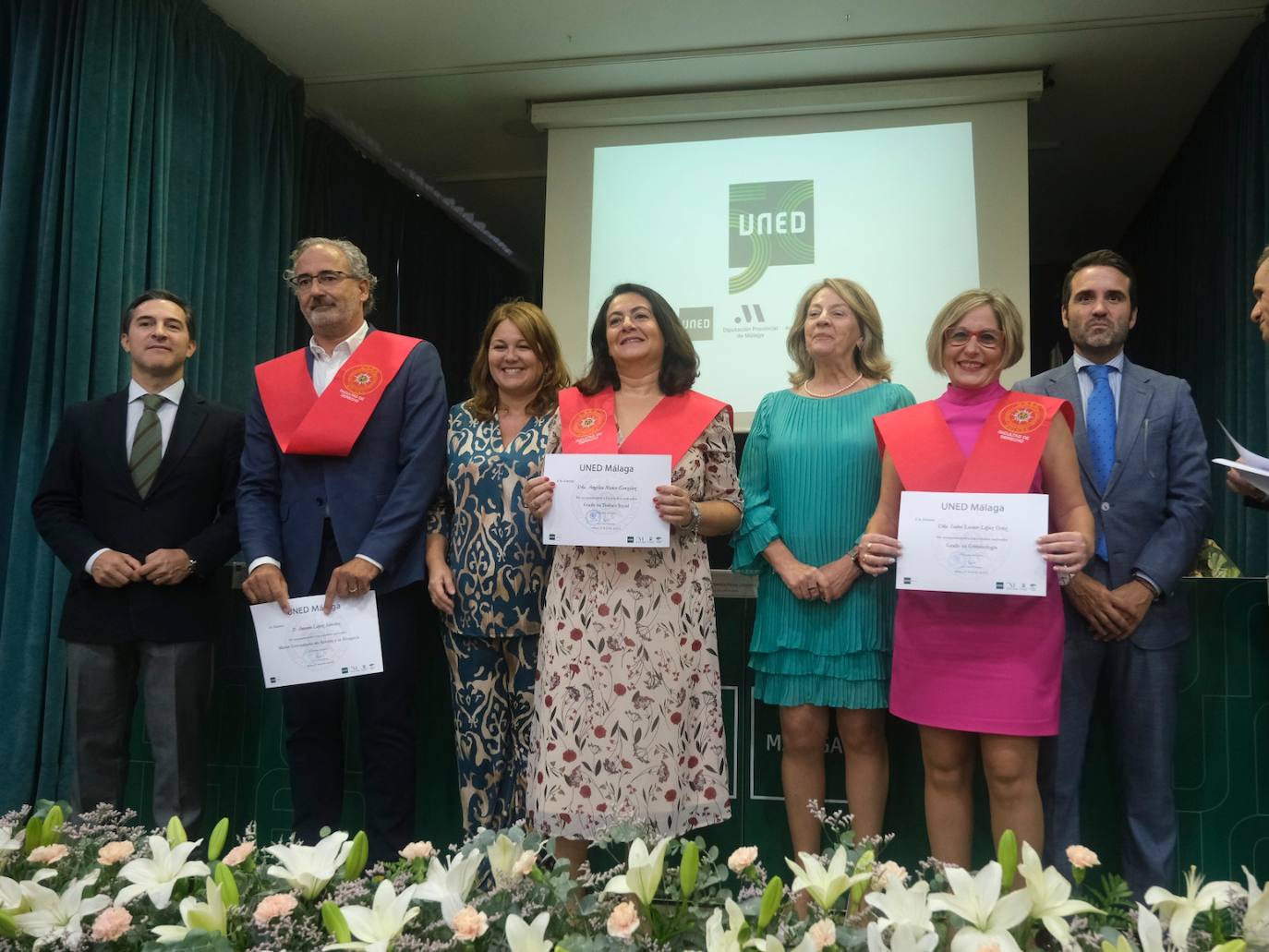 Inauguración del nuevo curso académico en la UNED de Málaga. 