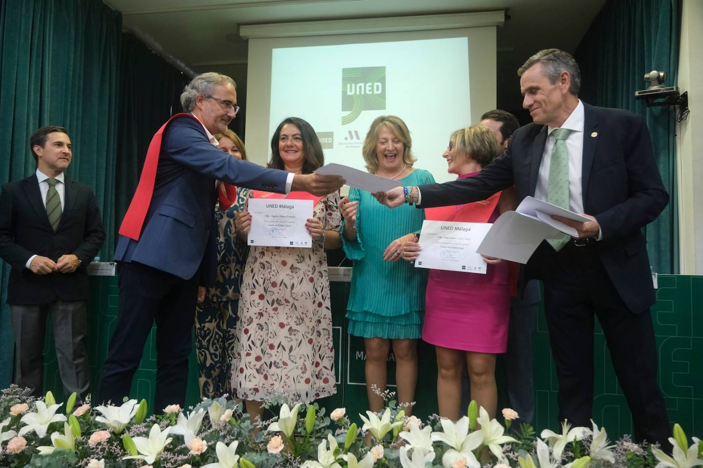 Inauguración del nuevo curso académico en la UNED de Málaga. 