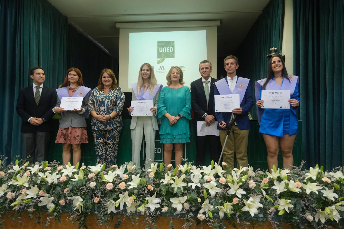 Inauguración del nuevo curso académico en la UNED de Málaga. 