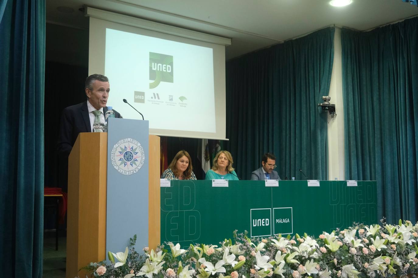 Inauguración del nuevo curso académico en la UNED de Málaga. 