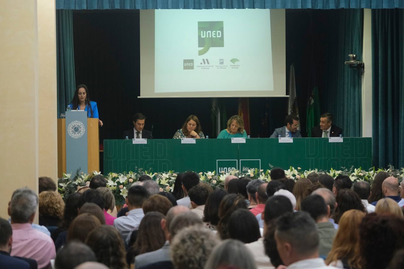 Inauguración del nuevo curso académico en la UNED de Málaga. 