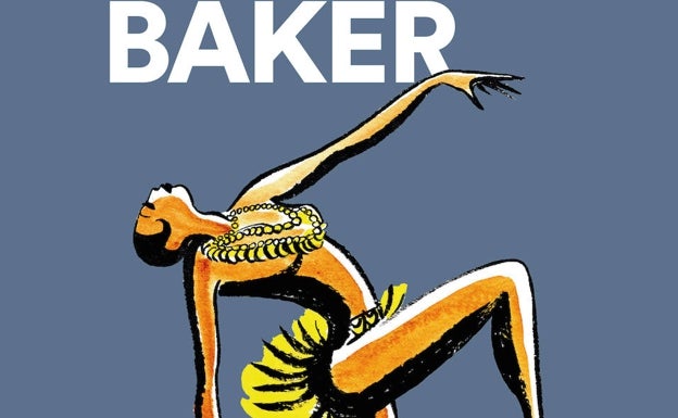 Detalle de la portada de la novela gráfica sobre Baker. 