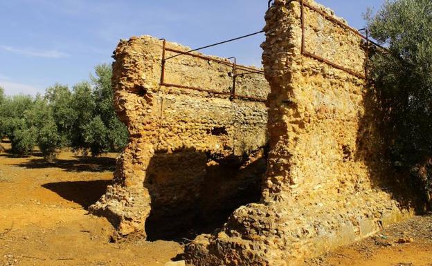 Restos del mausoleo romano de la Capuchina. 