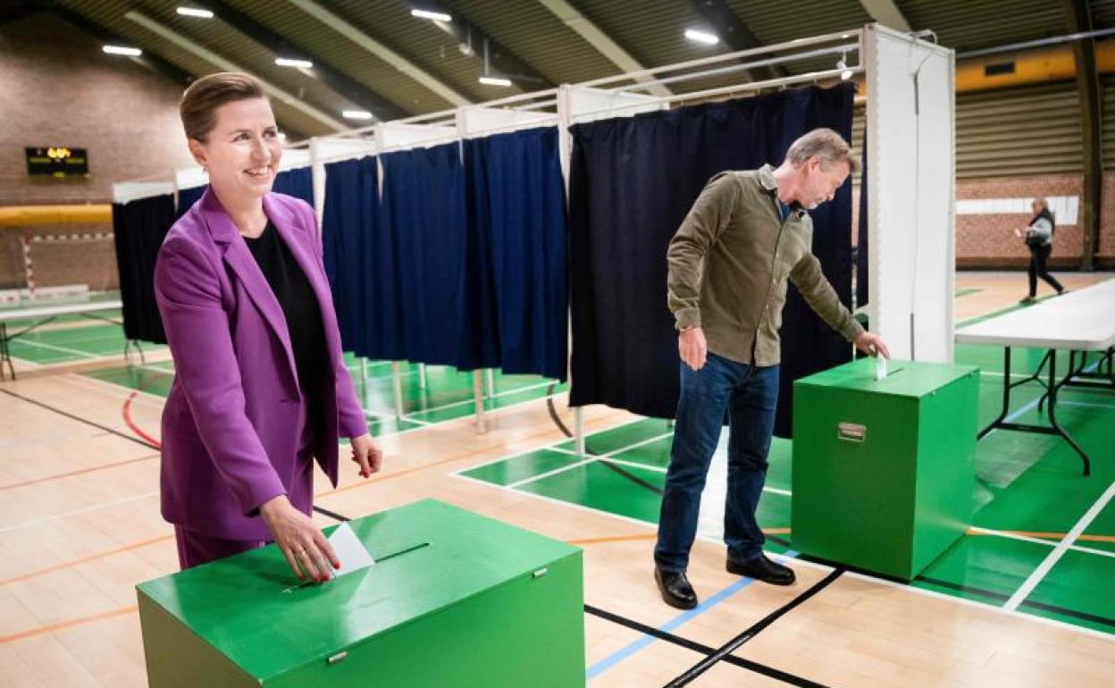 La primera ministra danesa, Mette Frederiksen, en una imagen de archivo. 