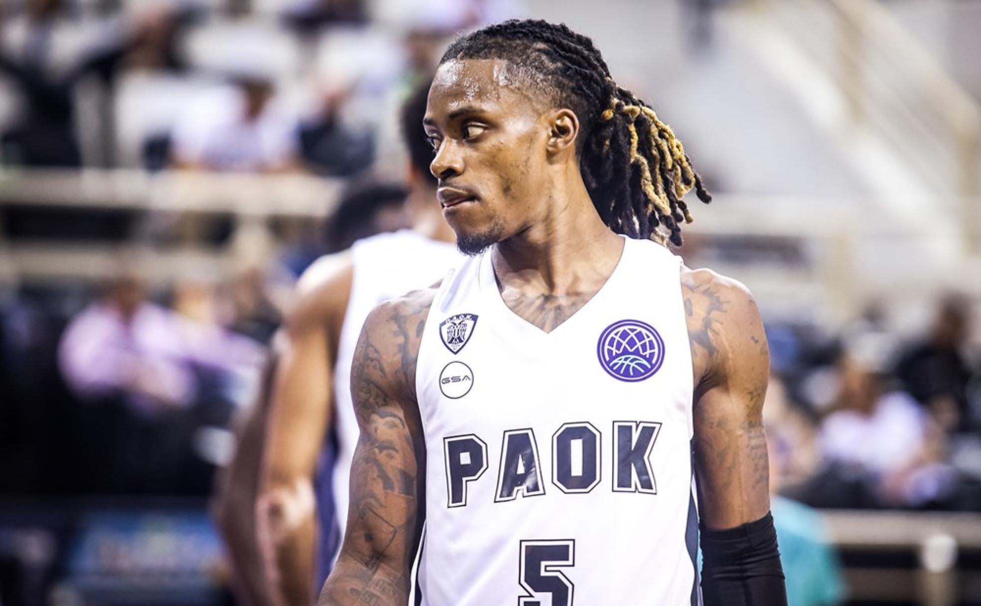 Jalen Riley es el máximo anotador del Paok, rival este miércoles del Unicaja. 