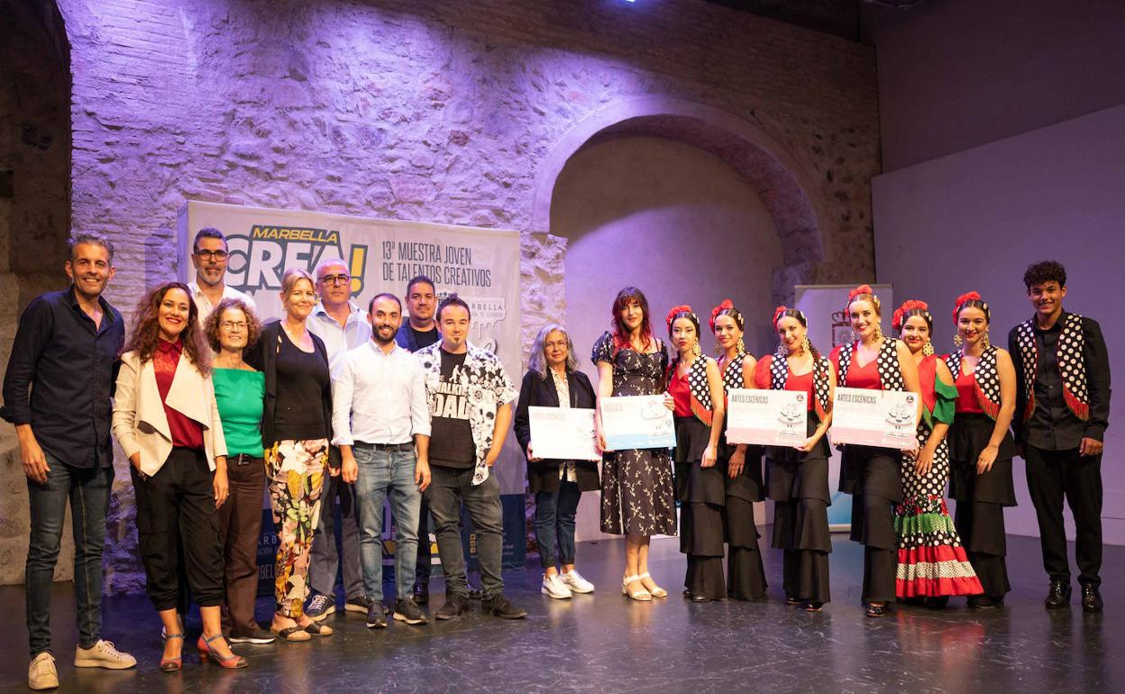 Premios Marbella Crea en las categorías de Artes Escénicas y de Intérpretes Musicales. 