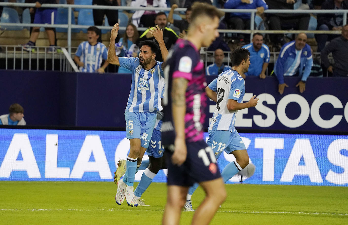 El Málaga arañó el empate después de gran parte del partido por detrás en el marcador 