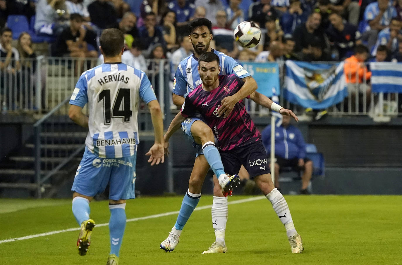 El Málaga arañó el empate después de gran parte del partido por detrás en el marcador 