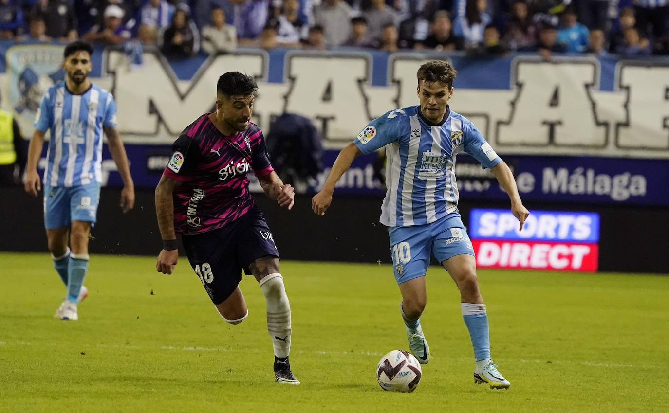 El Málaga arañó el empate después de gran parte del partido por detrás en el marcador 