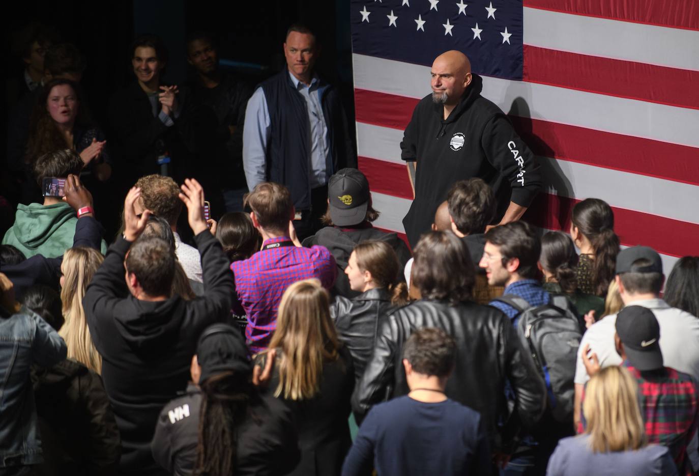 El demócrata John Fetterman, ganador del escaño del Senado por Pensilvania.