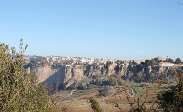 Primera vista panorámica de Ronda.