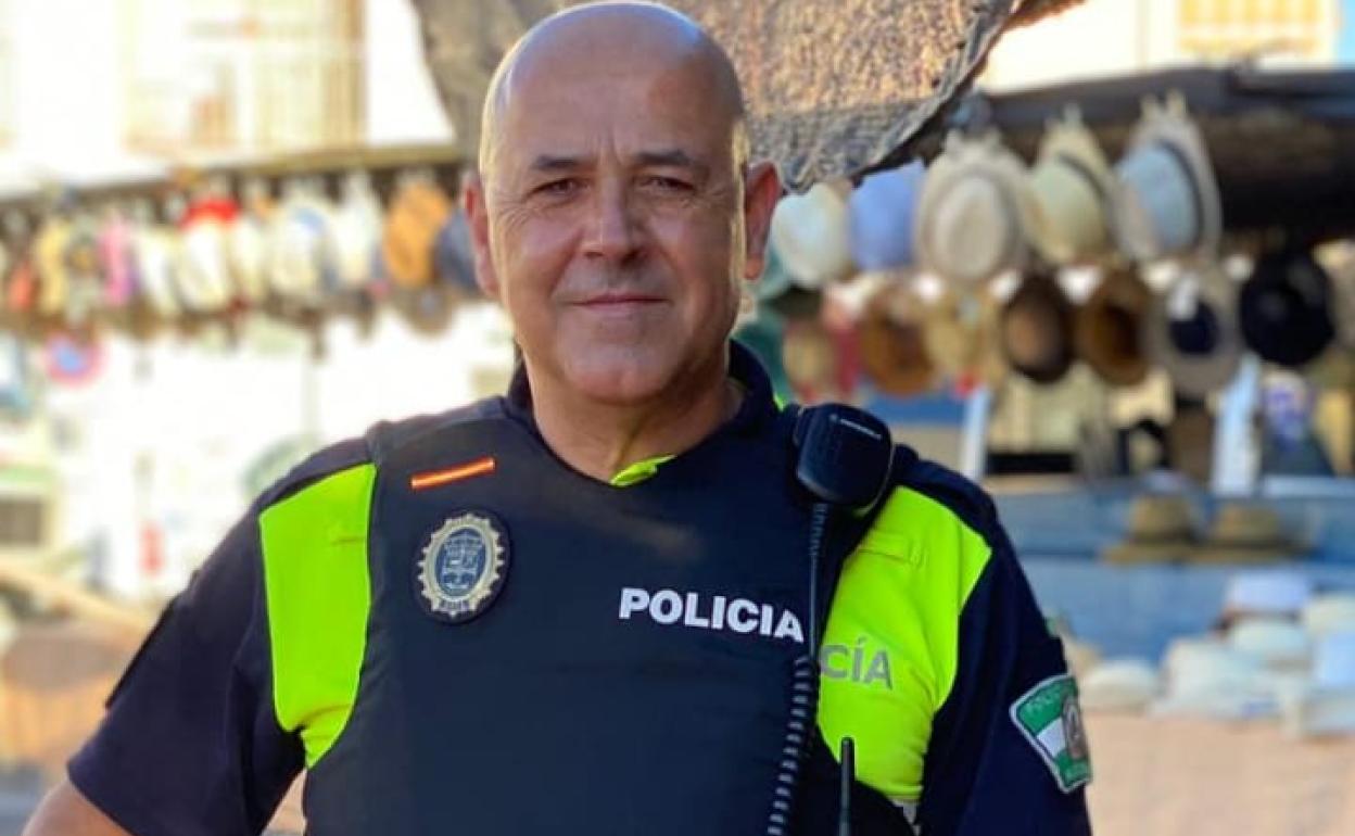 El policía local de Rincón de la Victoria Jesús Martínez. 