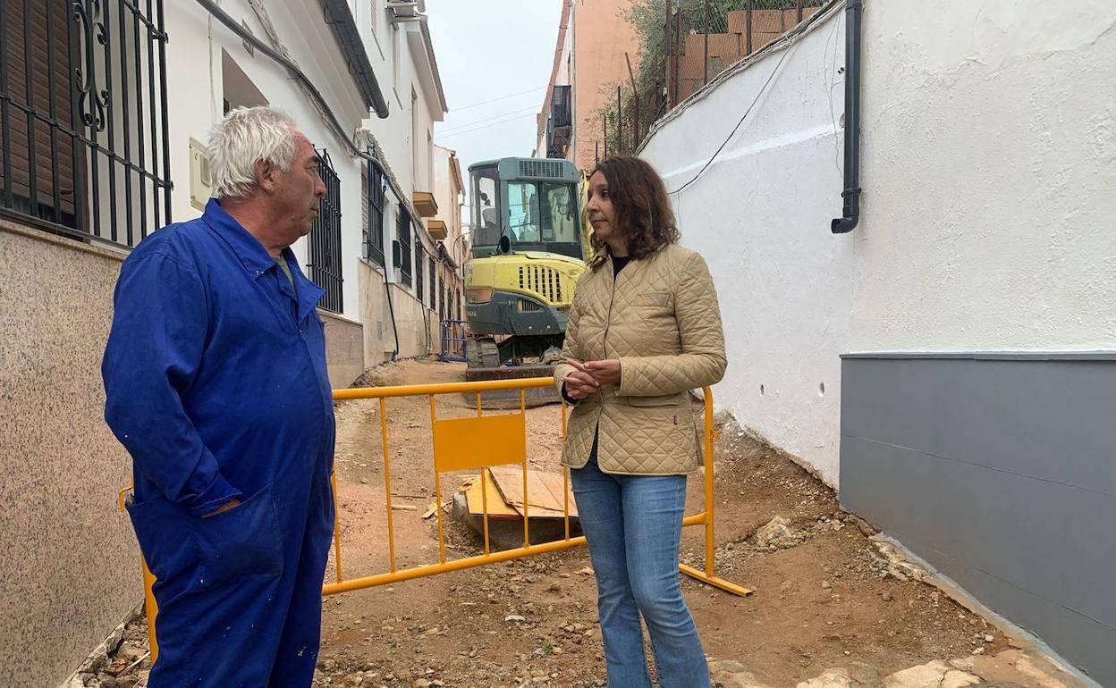 Muñoz, en la calle Pinsapar. 