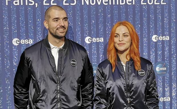 Pablo Álvarez Fernández y Sara García Alonso, los nuevos astronautas españoles.