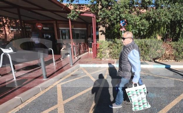 Puche, este miércoles a su entrada a la cárcel.