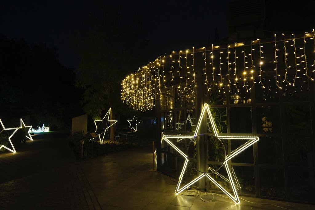 El espectáculo lumínico cuenta con millones de puntos de luz y se podrá visitarse hasta el 8 de enero