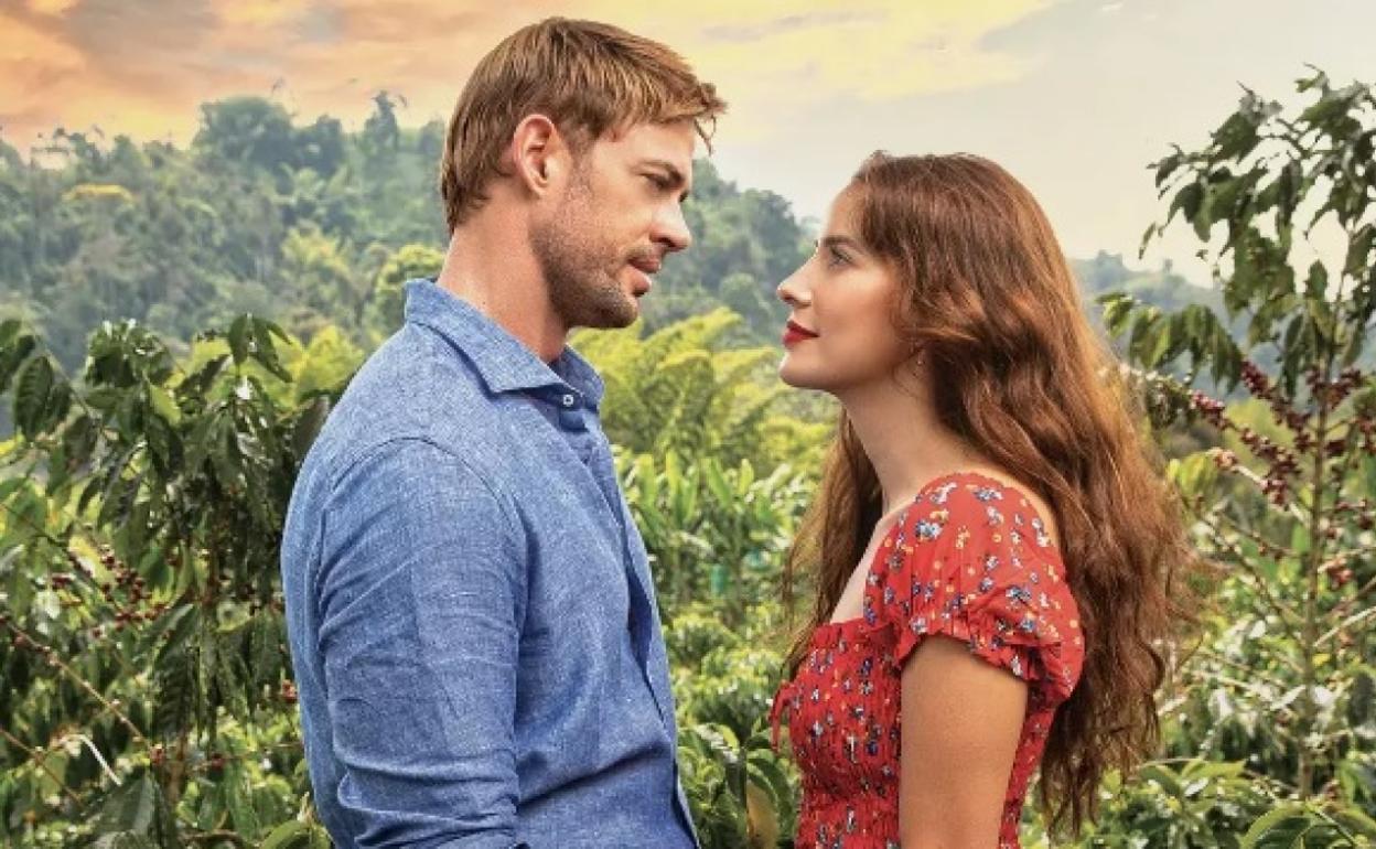 William Levy y Laura Londoño, en 'Café con aroma de mujer'.