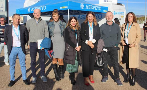 Juan Manuel Parejo, José María Requena, Alejandra González, Eva Gómez, Yasmina Carmona, Andrés Rueda e Isabel Carmona.