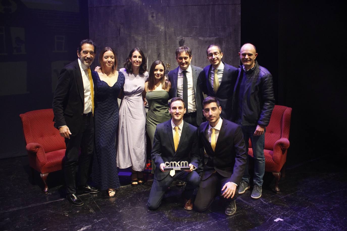 Pepe de la Varga, Julia Sabatel, Sonia Porras, Miriam Flores, Raúl Ramos, Rafael Ventura, Alejandro Ruiz, José Manuel González y Joaquín Ortega - Málaga Racing.