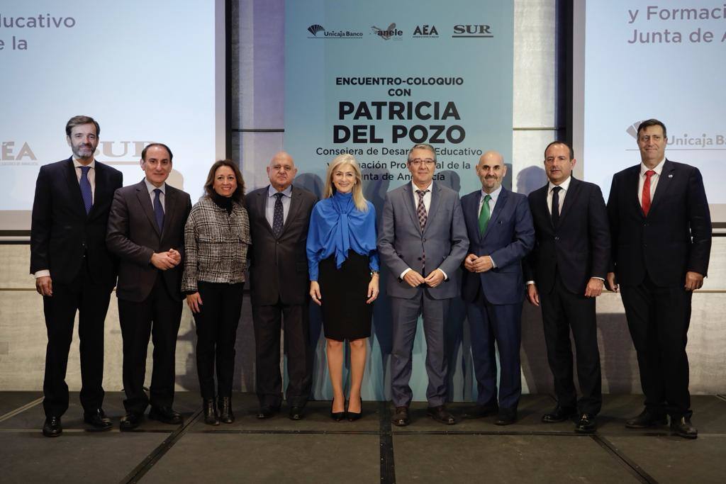 Encuentro coloquio con Patricia del Pozo, consejera de Desarrollo Educativo y Formación de la Junta