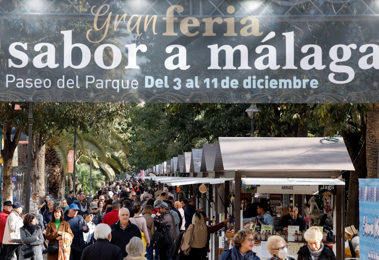 Fotos: Inauguración de una nueva edición de la Feria Sabor a Málaga en el Parque