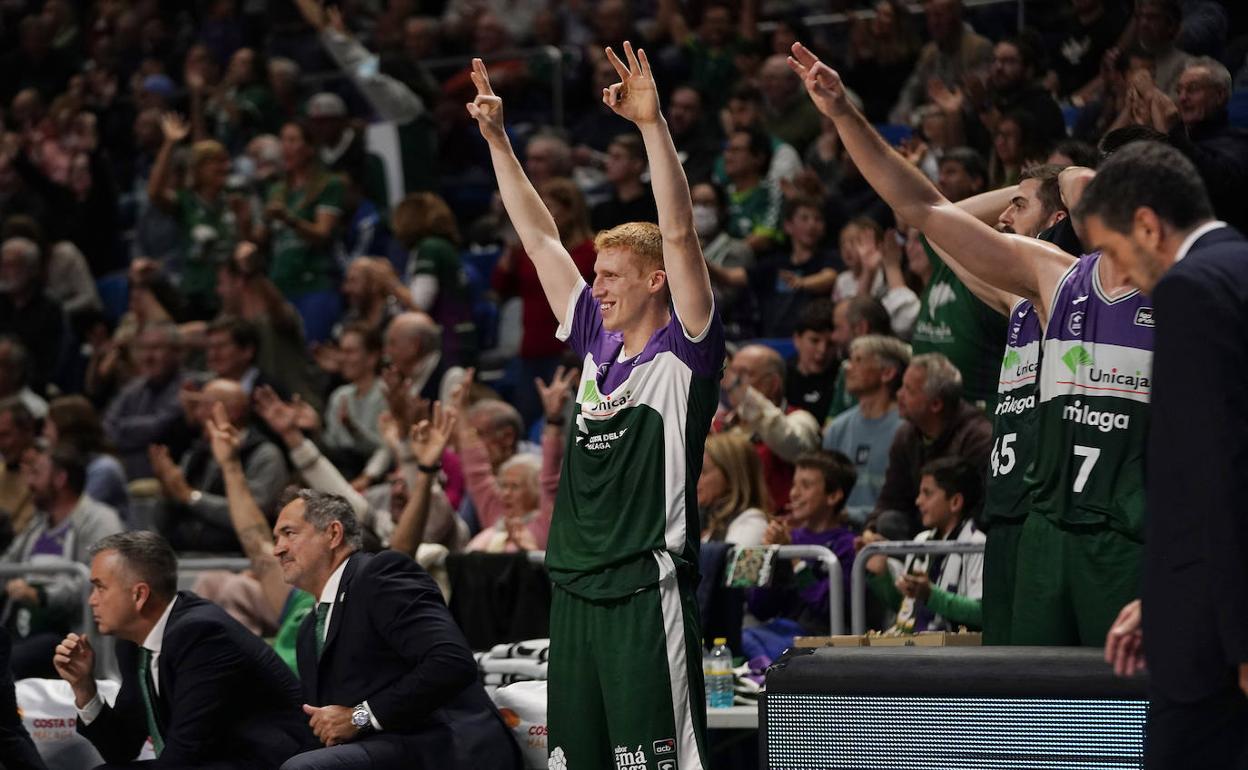 El Unicaja, con opciones de acabar la jornada segundo en la clasificación