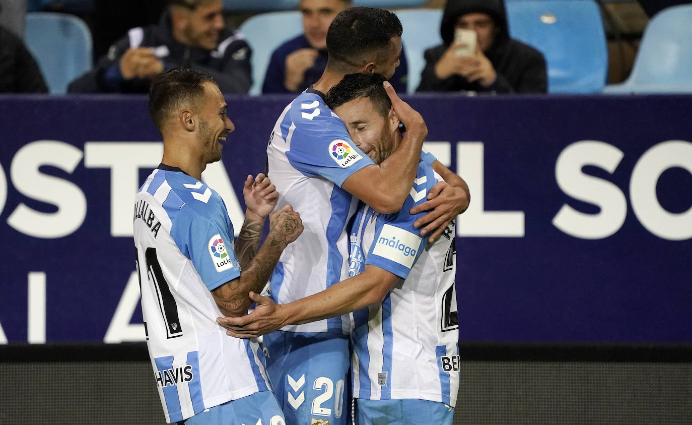 Partido de la Jornada 16 de LaLiga Smartbank, disputado en La Rosaleda