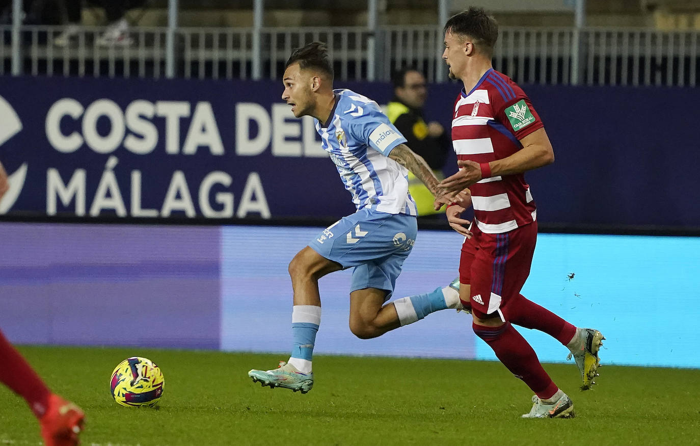 Partido de la Jornada 16 de LaLiga Smartbank, disputado en La Rosaleda