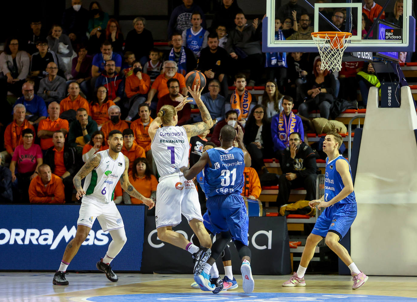 El Unicaja logró la máxima anotación histórica en un partido en Liga Endesa 