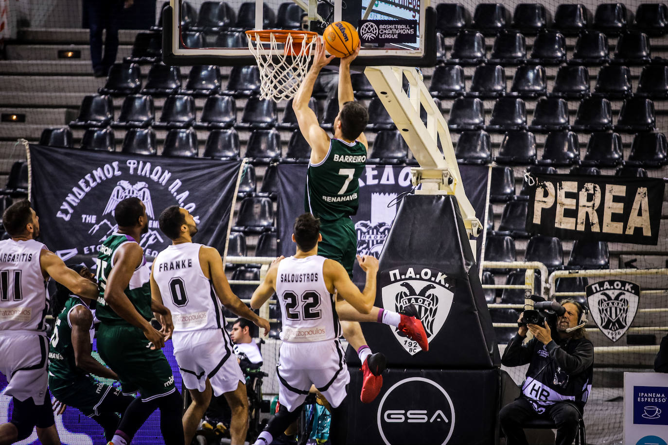 Fotos: Así fue el encuentro entre el PAOK y el Unicaja