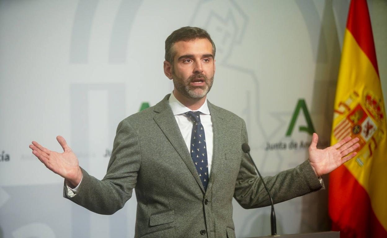 Ramón Fernández-Pacheco, portavoz de la Junta de Andalucía. 