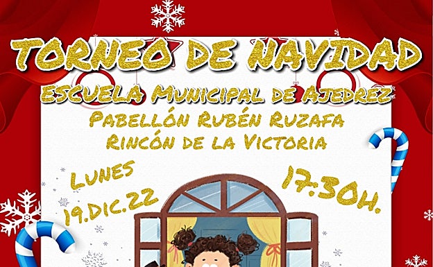 Cartel promocional de la actividad deportiva. 