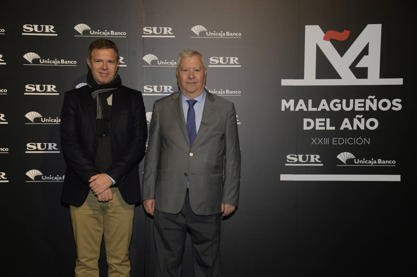 Invitados en el photocall de los premios Malagueños del Año 2022. 