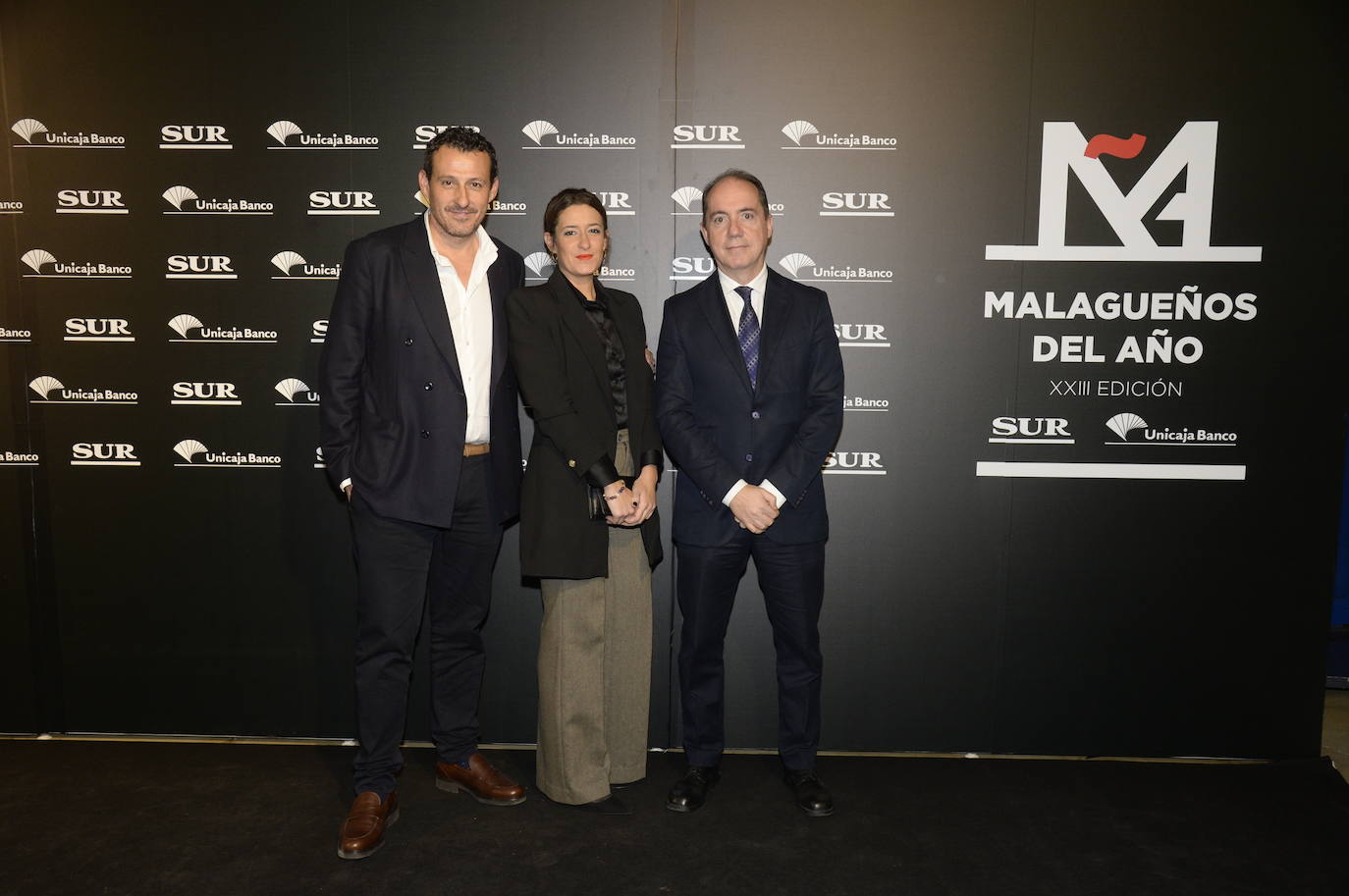 Invitados en el photocall de los premios Malagueños del Año 2022. 