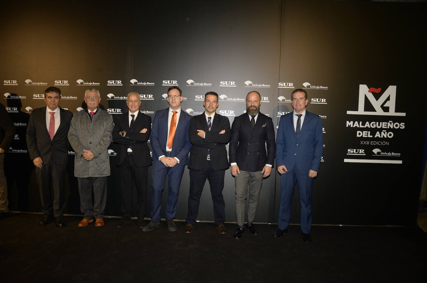 Invitados en el photocall de los premios Malagueños del Año 2022. 