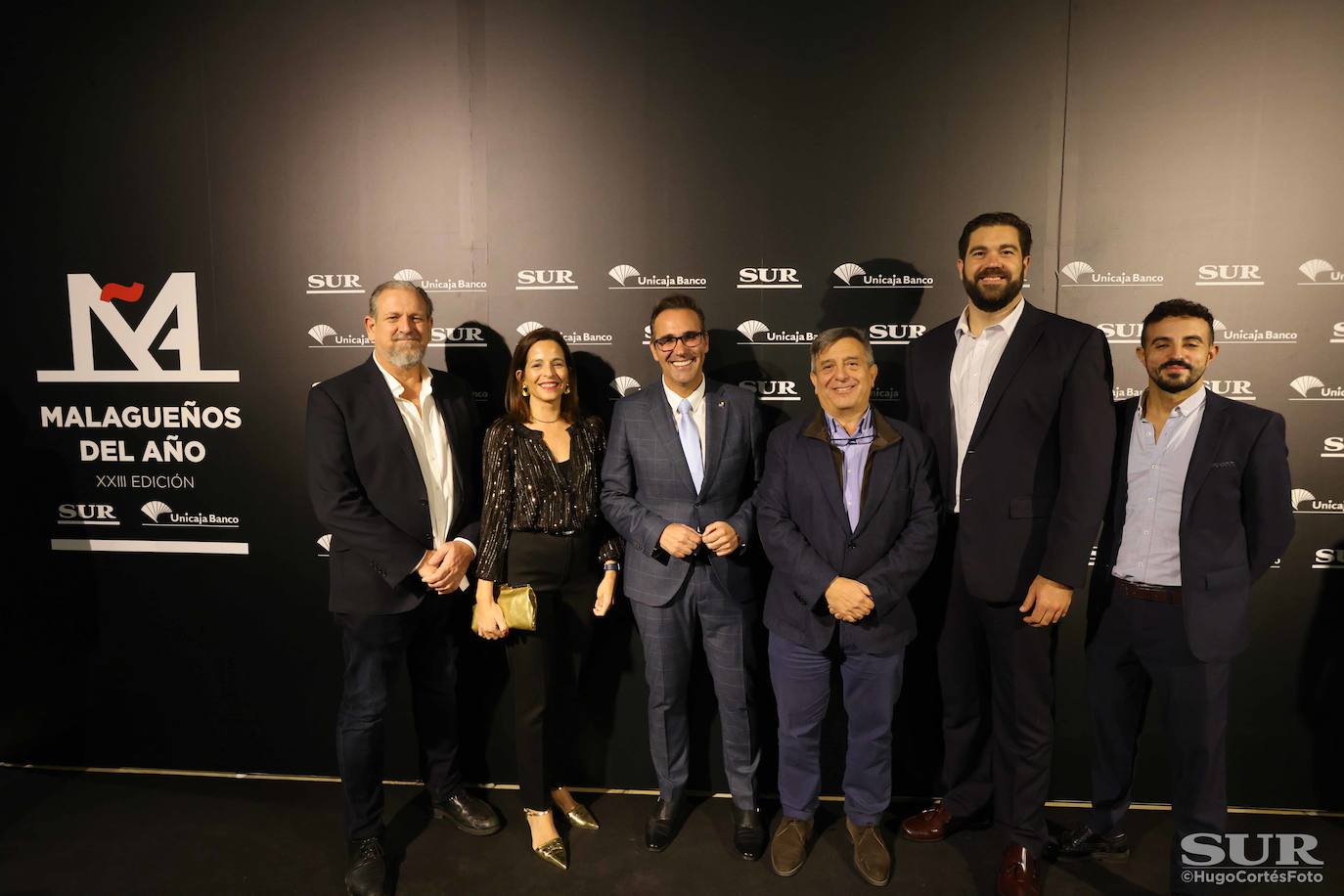 Invitados en el photocall de los premios Malagueños del Año 2022. 