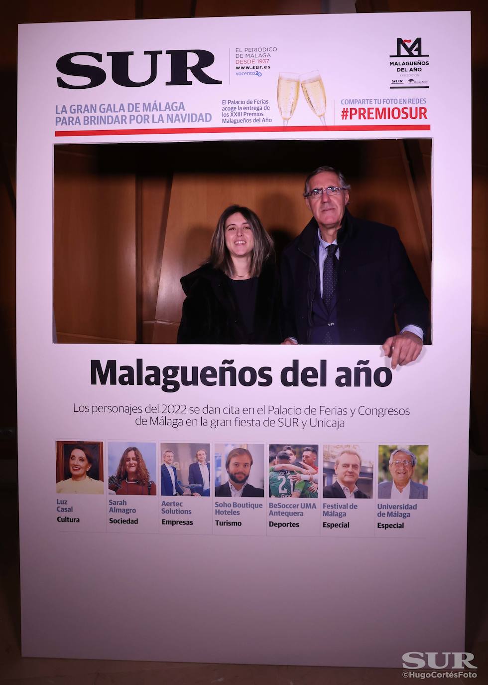 Fotos: XXIII Premios Malagueños del Año | Las otras &#039;portadas&#039; de SUR en la gala de entrega