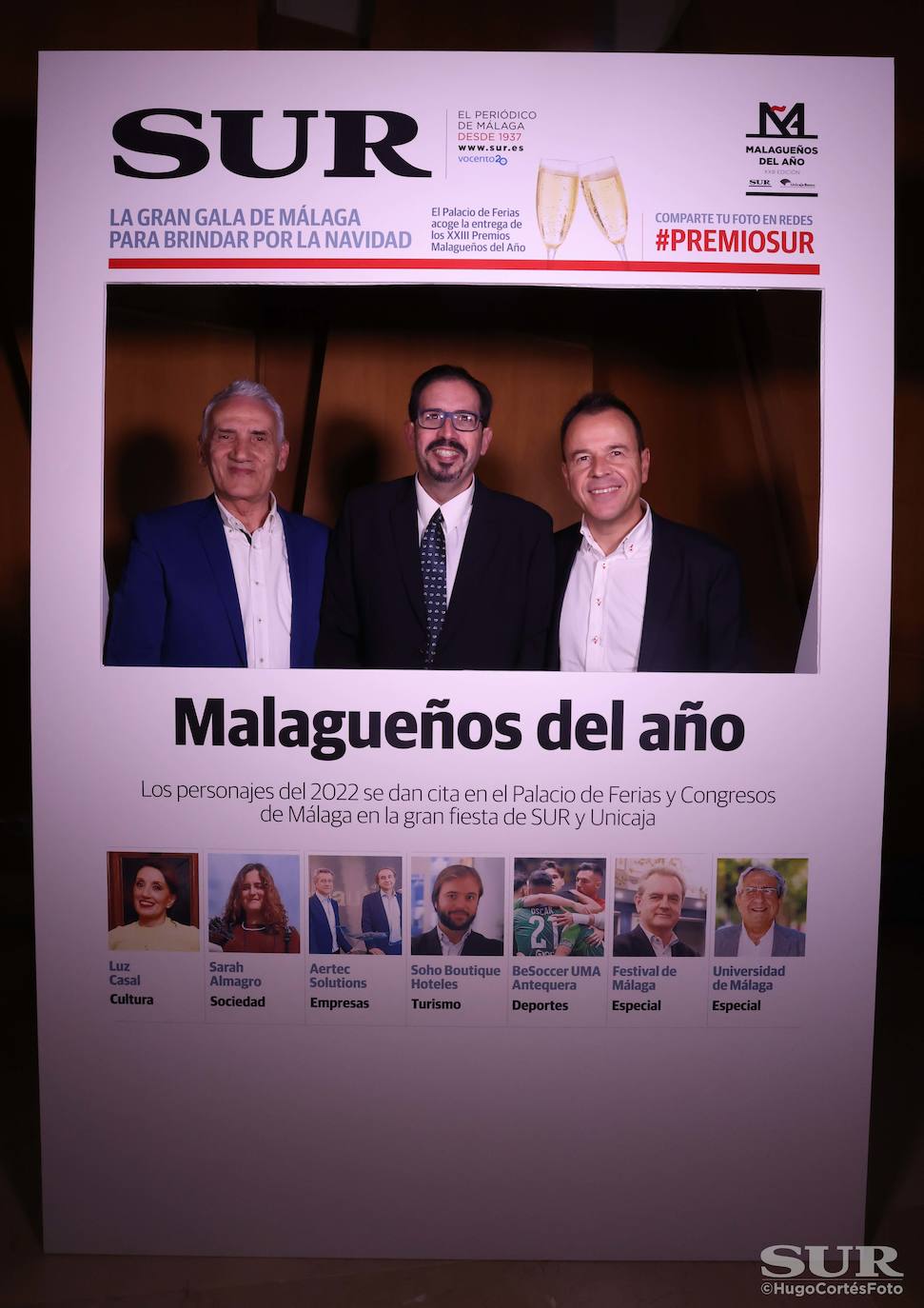 Fotos: XXIII Premios Malagueños del Año | Las otras &#039;portadas&#039; de SUR en la gala de entrega