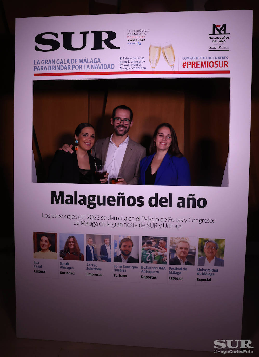 Fotos: XXIII Premios Malagueños del Año | Las otras &#039;portadas&#039; de SUR en la gala de entrega