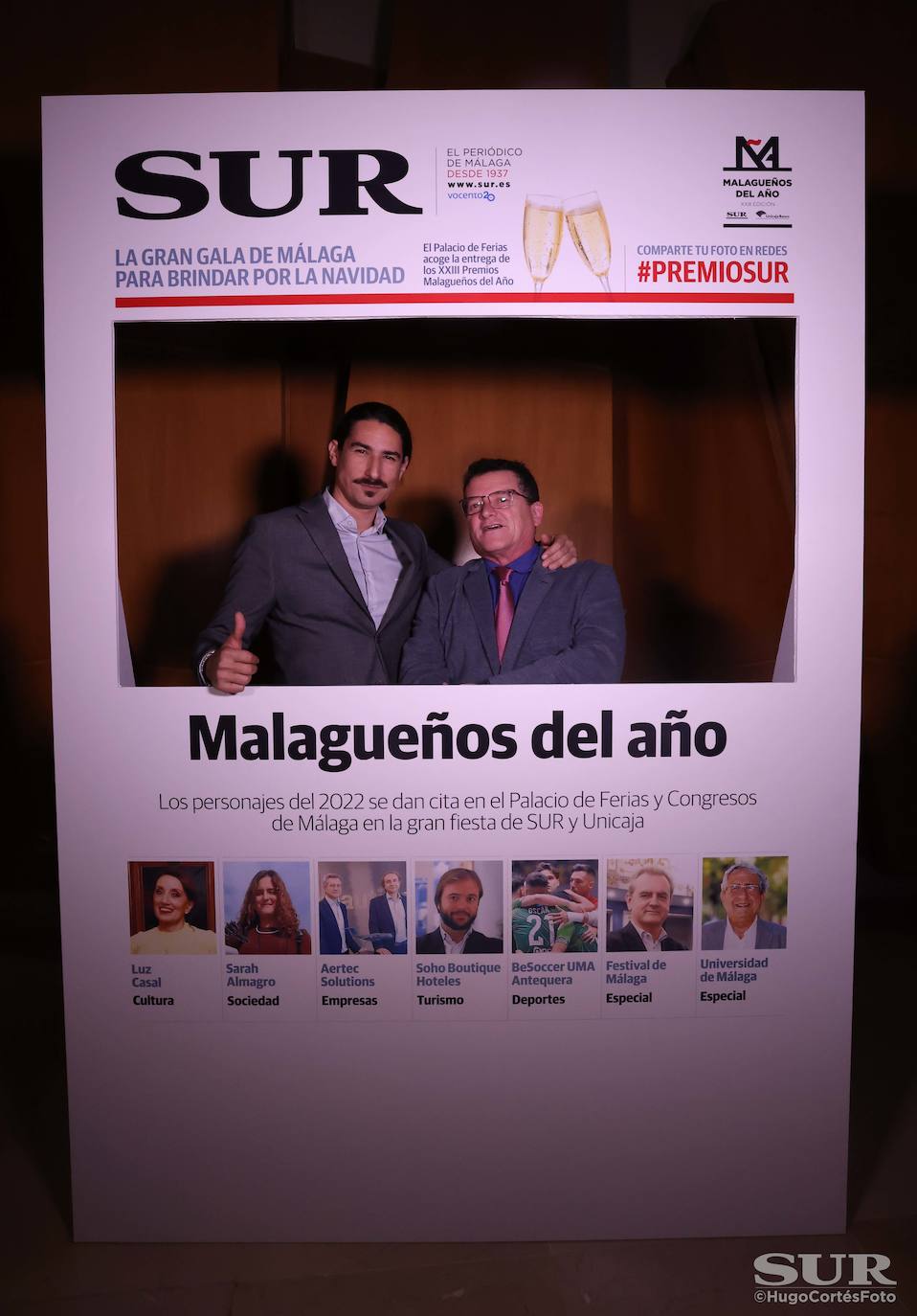 Fotos: XXIII Premios Malagueños del Año | Las otras &#039;portadas&#039; de SUR en la gala de entrega