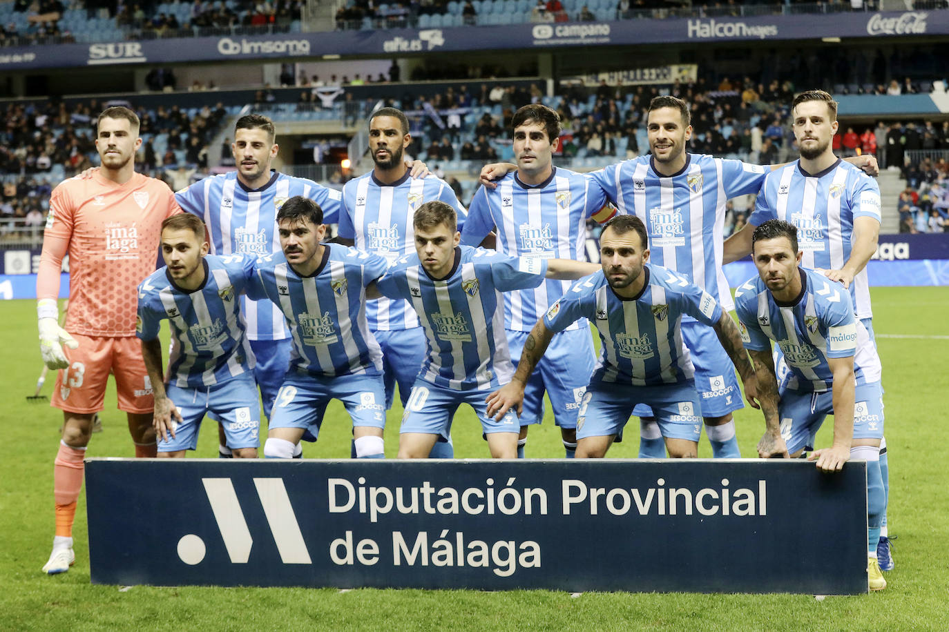 Victoria del Málaga en La Rosaleda con gol de Chavarría