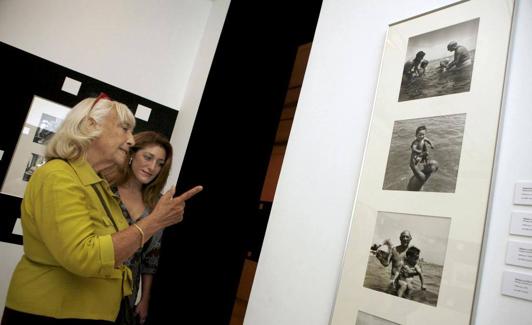 En 2003, en su visita a la Fundación Casa Natal 