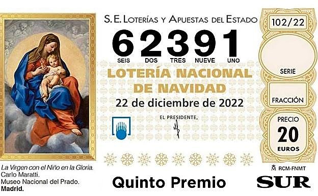 Lotería de Navidad 2022: El 62391, primer quinto, vendido en Villajoyosa y Benidorm