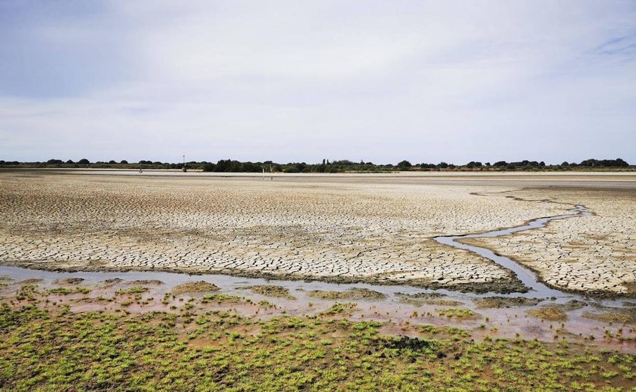 La laguna de Santa Olalla en una imagen del pasado septiembre. 