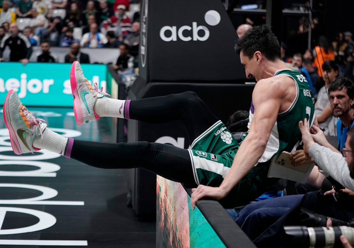 Djedovic, durante la semifinal de la Copa contra el Madrid.