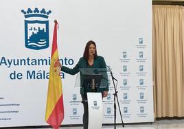 Losada, con la bandera de España.
