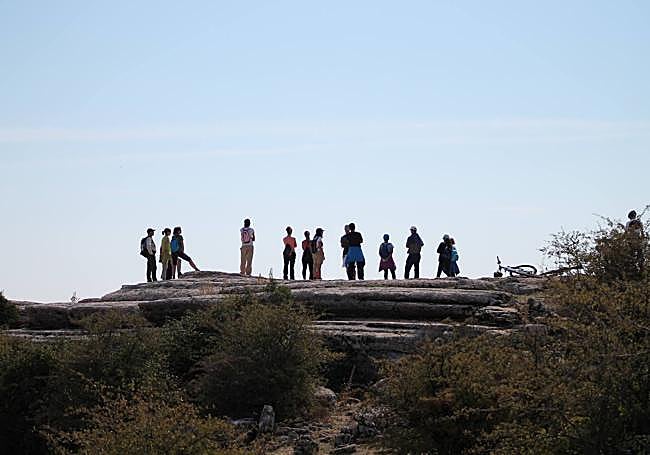 A pocos metros del Tornillo, se puede disfrutar de una impresionante panorámica